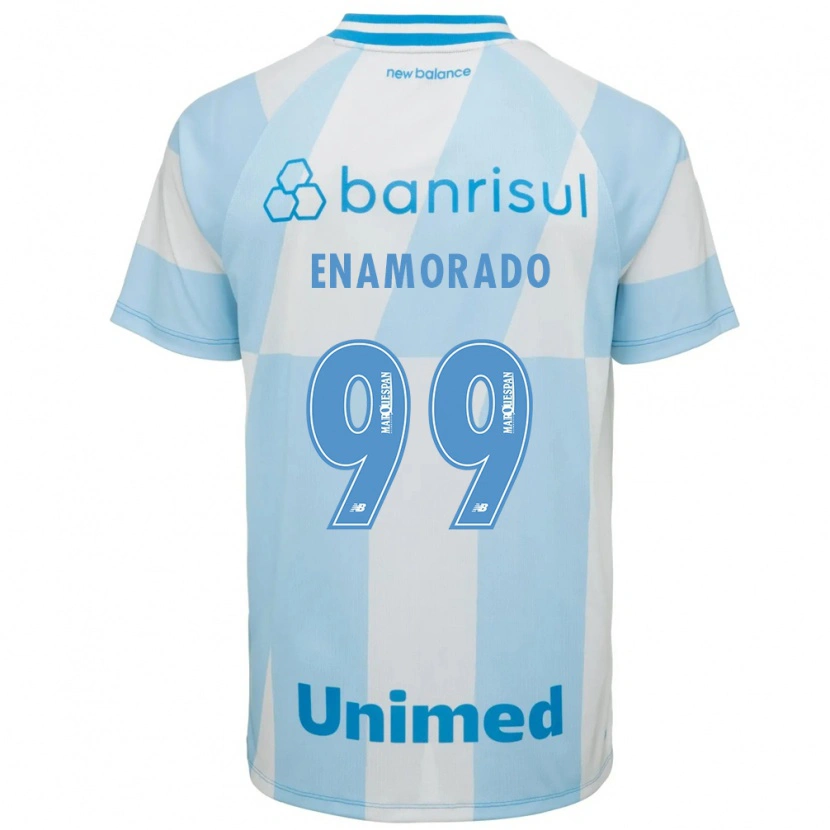 Danxen Kvinnor José Enamorado #99 Ljusblå Vit Bortatröja Matchtröjor 2026/27 Tröjor T-Tröja