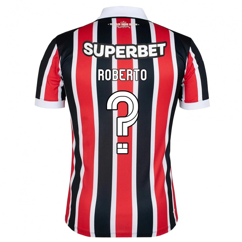 Danxen Kvinnor Roberto #0 Röd Vit Svart Bortatröja Matchtröjor 2026/27 Tröjor T-Tröja