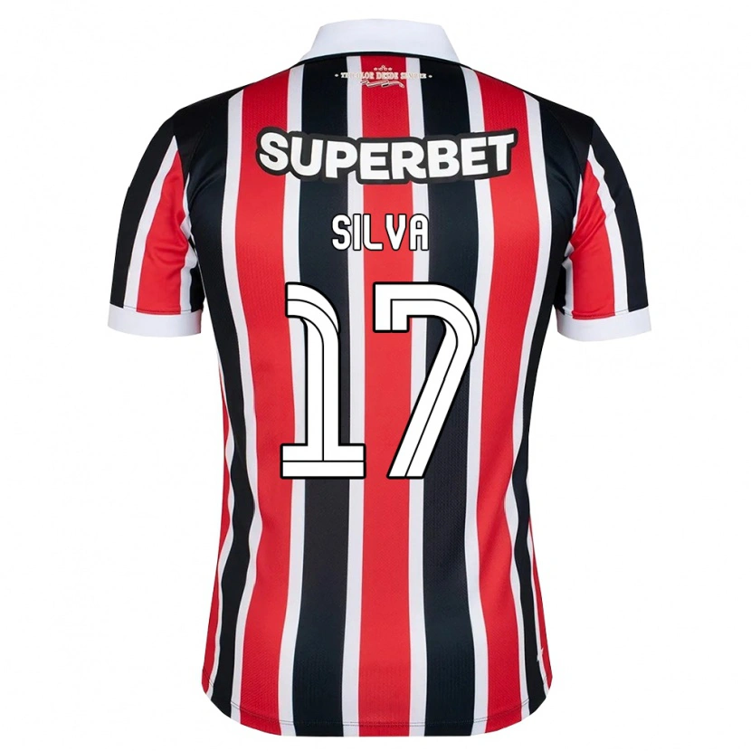 Danxen Kvinnor André Silva #17 Röd Vit Svart Bortatröja Matchtröjor 2026/27 Tröjor T-Tröja
