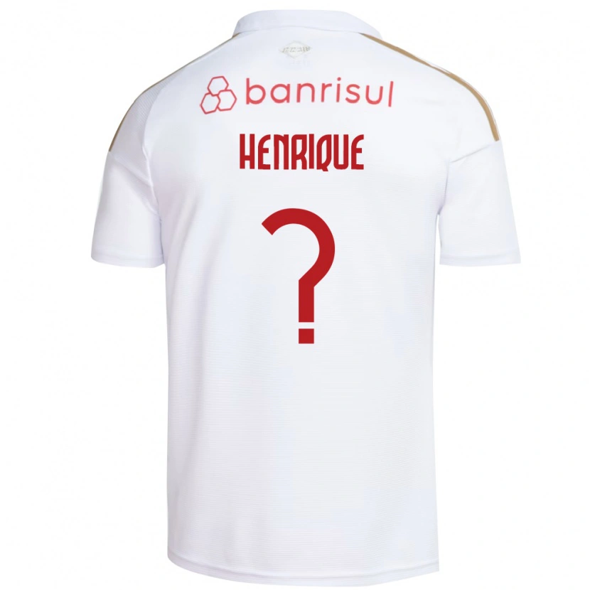 Danxen Kvinnor Henrique De Aguiar De Mendonça #0 Vit Röd Bortatröja Matchtröjor 2026/27 Tröjor T-Tröja