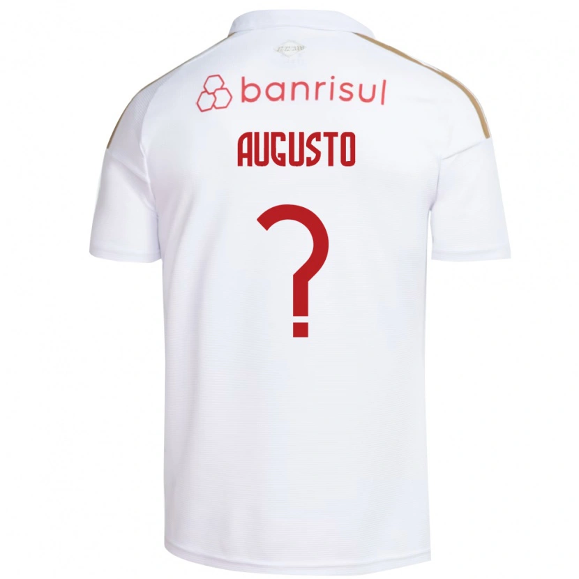 Danxen Kvinnor Vinicius Augusto #0 Vit Röd Bortatröja Matchtröjor 2026/27 Tröjor T-Tröja