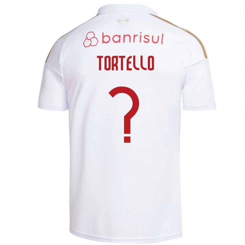 Danxen Kvinnor Tortello #0 Vit Röd Bortatröja Matchtröjor 2026/27 Tröjor T-Tröja