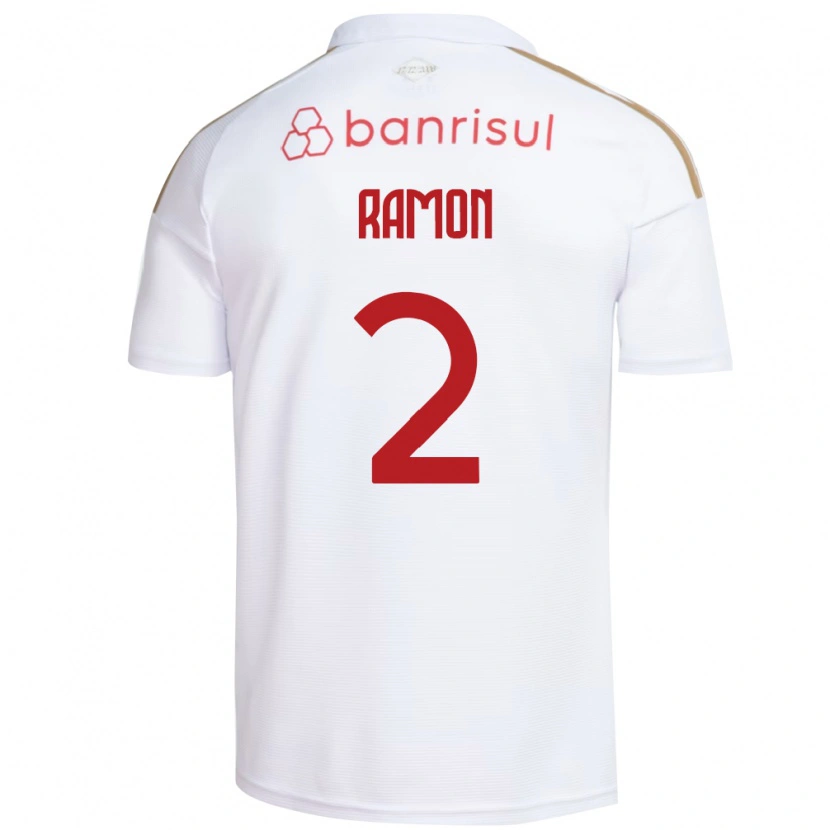 Danxen Kvinnor Ramon #2 Vit Röd Bortatröja Matchtröjor 2026/27 Tröjor T-Tröja