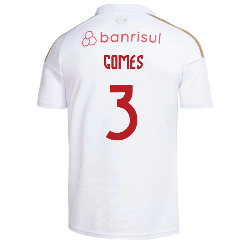 Danxen Kvinnor Igor Gomes #3 Vit Röd Bortatröja Matchtröjor 2026/27 Tröjor T-Tröja