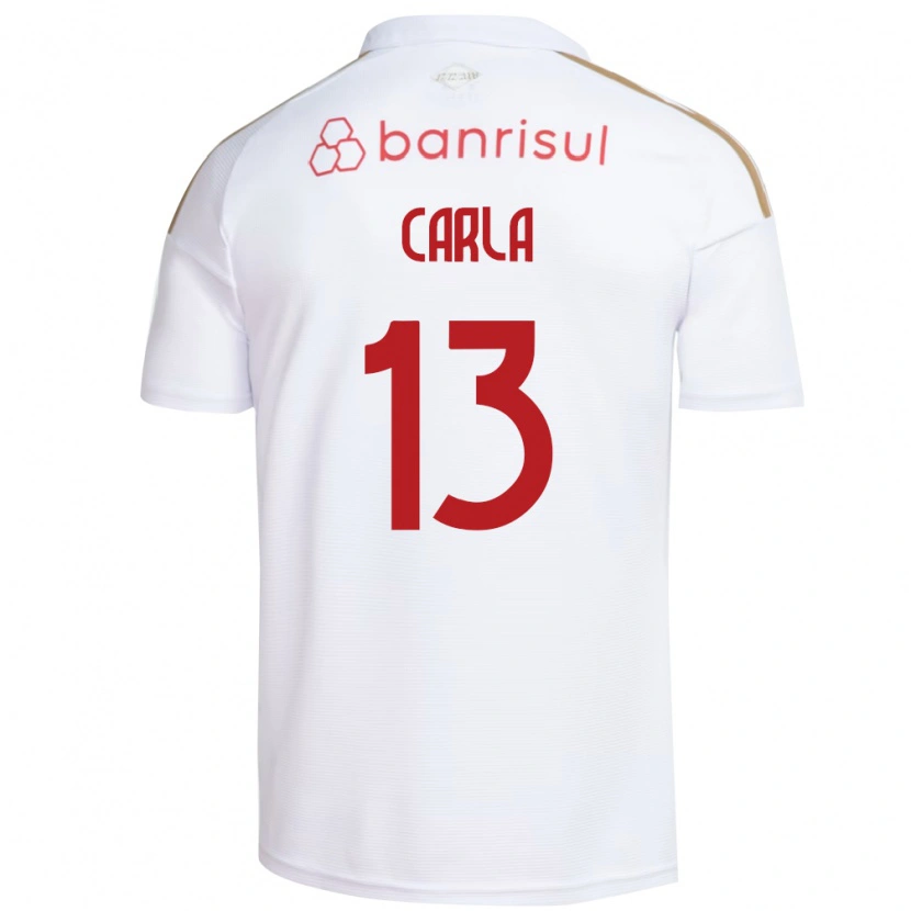 Danxen Kvinnor Carla #13 Vit Röd Bortatröja Matchtröjor 2026/27 Tröjor T-Tröja