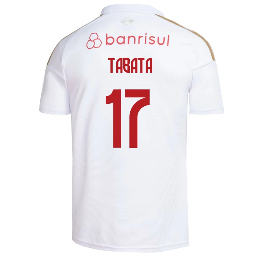Danxen Kvinnor Bruno Tabata #17 Vit Röd Bortatröja Matchtröjor 2026/27 Tröjor T-Tröja