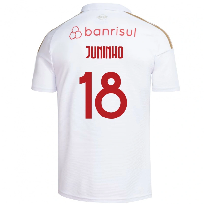 Danxen Kvinnor Juninho #18 Vit Röd Bortatröja Matchtröjor 2026/27 Tröjor T-Tröja