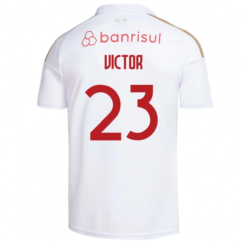 Danxen Kvinnor Paulo Victor #23 Vit Röd Bortatröja Matchtröjor 2026/27 Tröjor T-Tröja