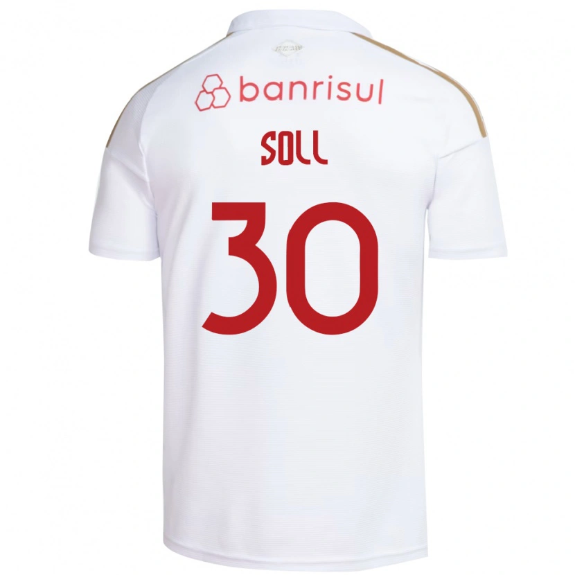 Danxen Kvinnor Soll #30 Vit Röd Bortatröja Matchtröjor 2026/27 Tröjor T-Tröja
