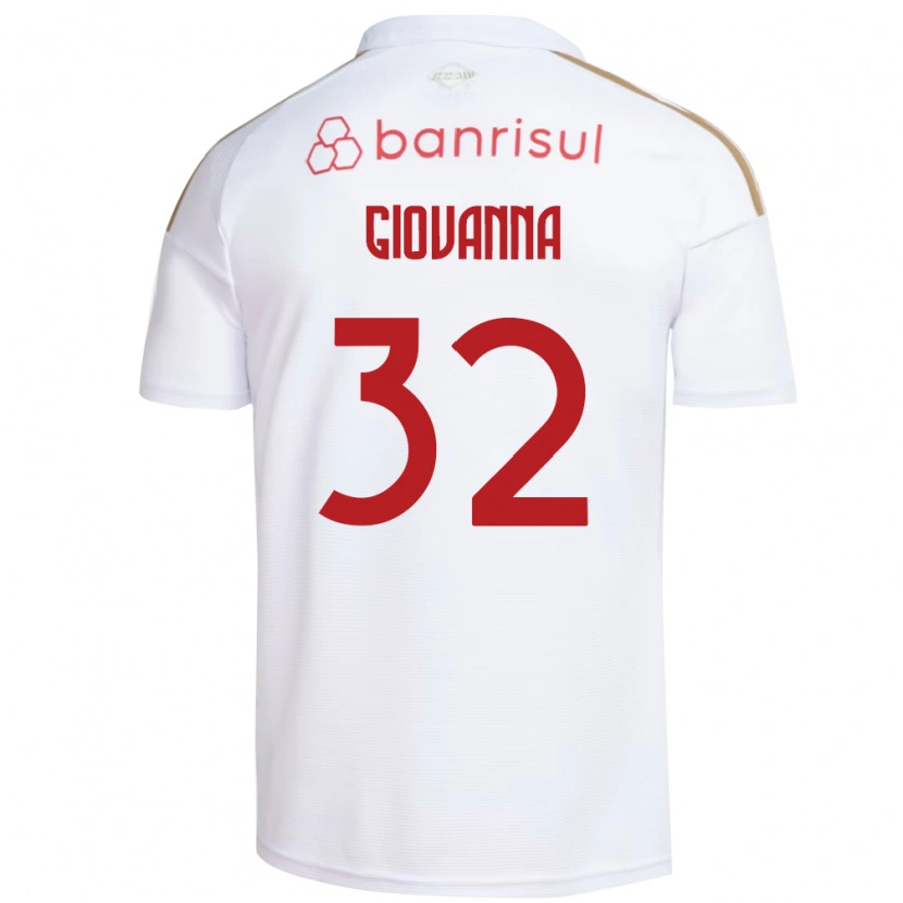 Danxen Kvinnor Giulia Giovanna #32 Vit Röd Bortatröja Matchtröjor 2026/27 Tröjor T-Tröja
