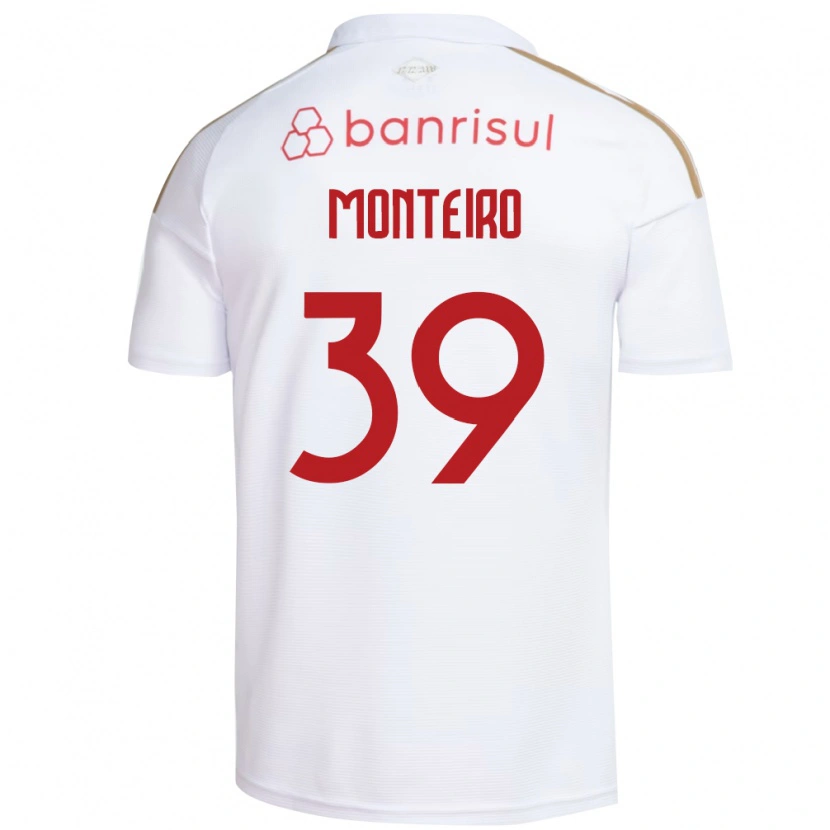 Danxen Kvinnor Letícia Monteiro #39 Vit Röd Bortatröja Matchtröjor 2026/27 Tröjor T-Tröja
