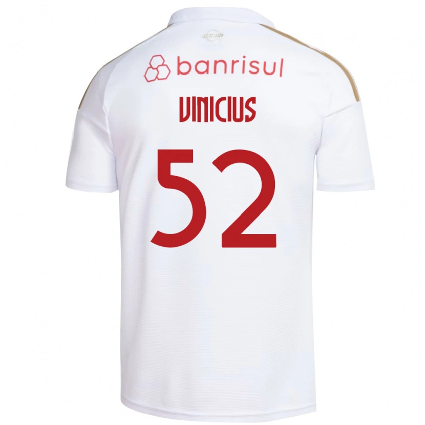 Danxen Kvinnor Gabriel Vinicius #52 Vit Röd Bortatröja Matchtröjor 2026/27 Tröjor T-Tröja