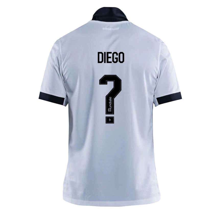 Danxen Kvinnor Diego Silva Nunes Arruda #0 Svart Vit Bortatröja Matchtröjor 2026/27 Tröjor T-Tröja