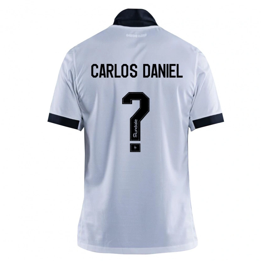 Danxen Kvinnor Carlos Daniel #0 Svart Vit Bortatröja Matchtröjor 2026/27 Tröjor T-Tröja