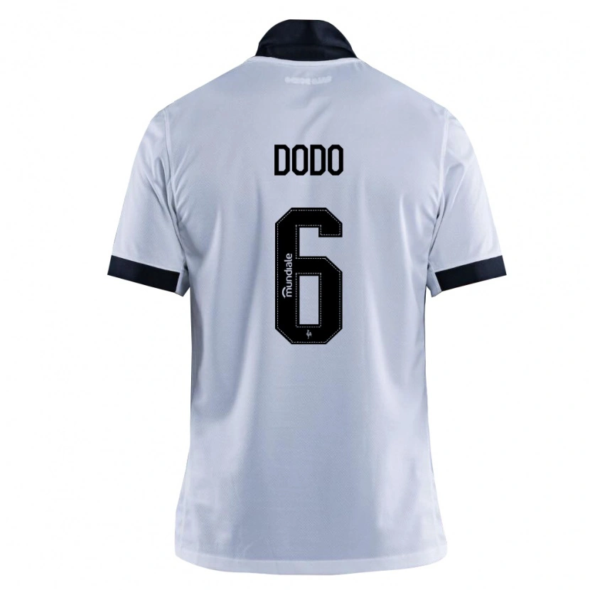Danxen Kvinnor Dodo #6 Svart Vit Bortatröja Matchtröjor 2026/27 Tröjor T-Tröja
