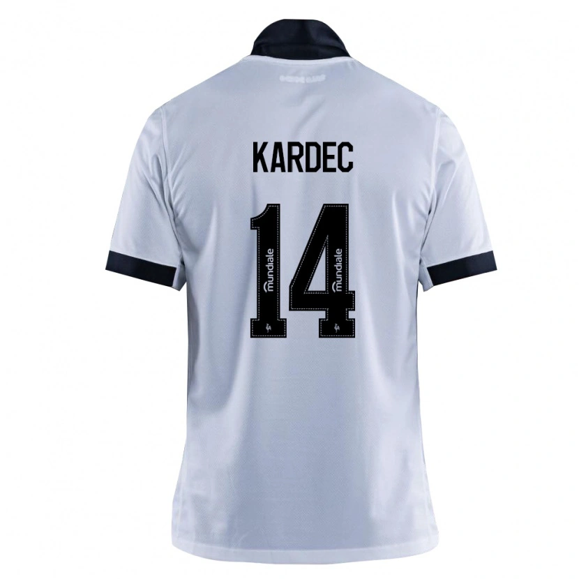 Danxen Kvinnor Alan Kardec #14 Svart Vit Bortatröja Matchtröjor 2026/27 Tröjor T-Tröja