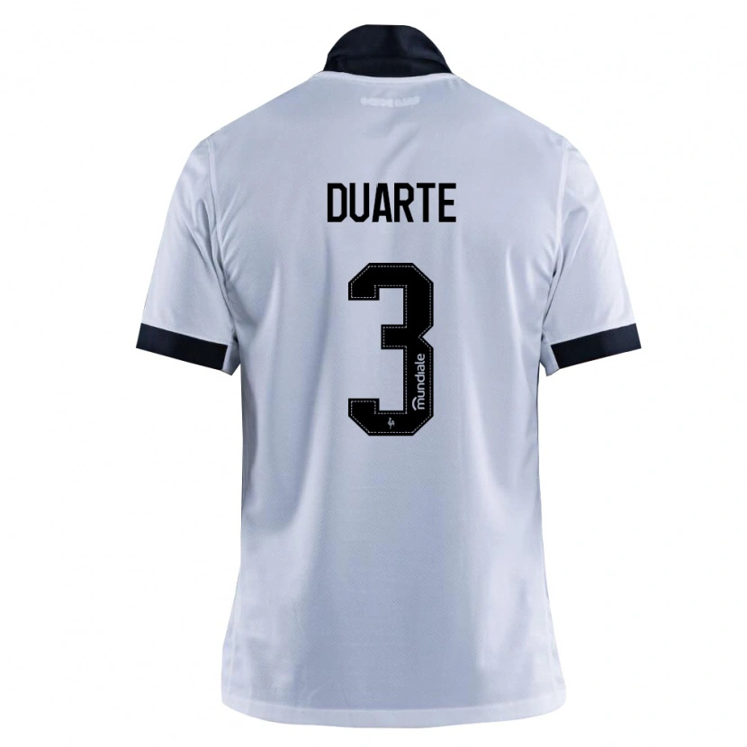 Danxen Kvinnor Léo Duarte #3 Svart Vit Bortatröja Matchtröjor 2026/27 Tröjor T-Tröja