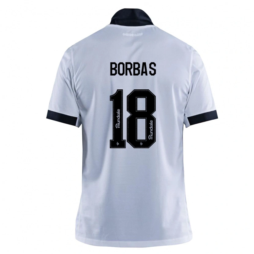Danxen Kvinnor Thiago Borbas #18 Svart Vit Bortatröja Matchtröjor 2026/27 Tröjor T-Tröja