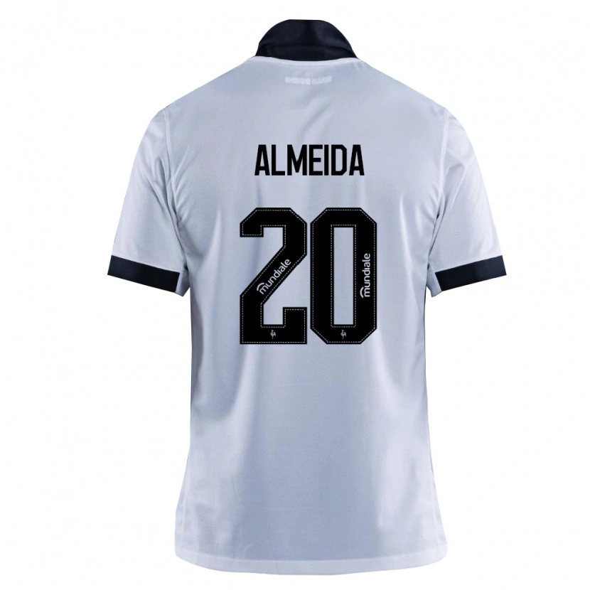Danxen Kvinnor Vinicius Almeida #20 Svart Vit Bortatröja Matchtröjor 2026/27 Tröjor T-Tröja