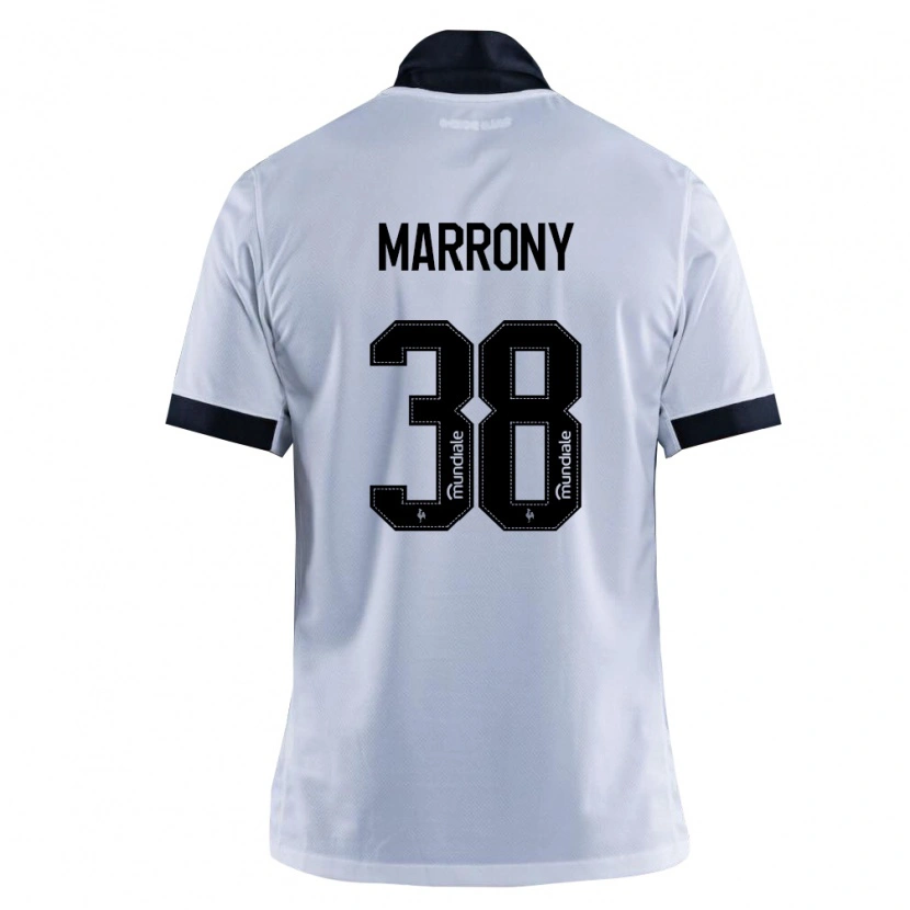 Danxen Kvinnor Marrony #38 Svart Vit Bortatröja Matchtröjor 2026/27 Tröjor T-Tröja