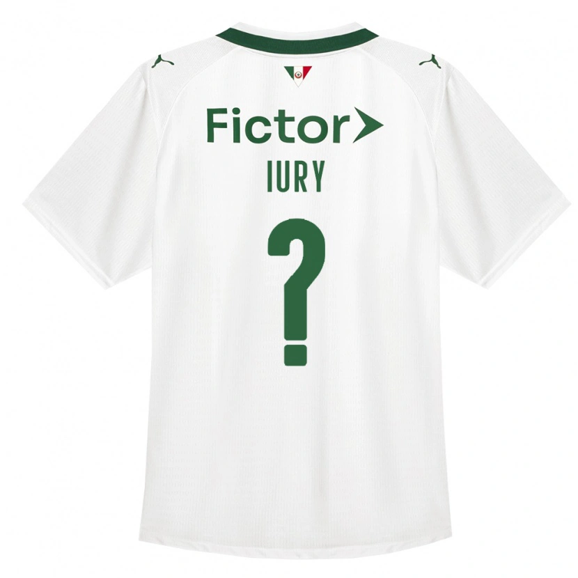 Danxen Kvinnor Iury Salles Araujo Dos Santos #0 Grön Vit Bortatröja Matchtröjor 2026/27 Tröjor T-Tröja