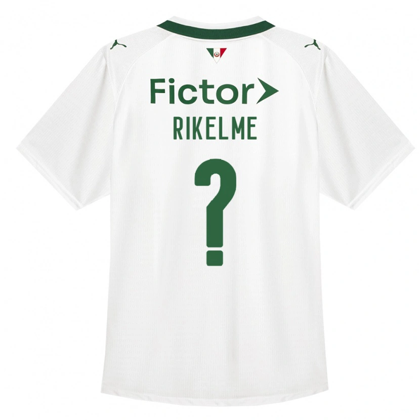 Danxen Kvinnor Rikelme De Oliveira Da Silva #0 Grön Vit Bortatröja Matchtröjor 2026/27 Tröjor T-Tröja