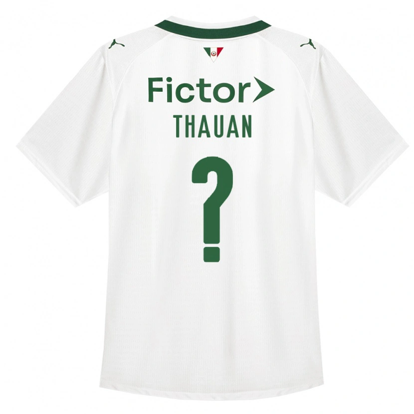 Danxen Kvinnor Thauan Da Silva Eugênio #0 Grön Vit Bortatröja Matchtröjor 2026/27 Tröjor T-Tröja