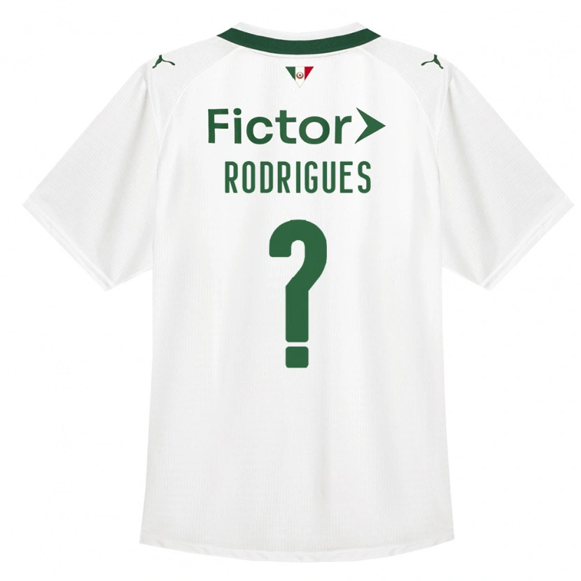 Danxen Kvinnor César Rodrigues #0 Grön Vit Bortatröja Matchtröjor 2026/27 Tröjor T-Tröja