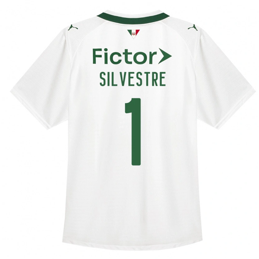Danxen Kvinnor Vinicius Silvestre #1 Grön Vit Bortatröja Matchtröjor 2026/27 Tröjor T-Tröja