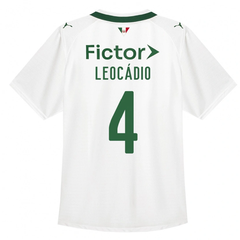 Danxen Kvinnor Isaac Leocádio #4 Grön Vit Bortatröja Matchtröjor 2026/27 Tröjor T-Tröja