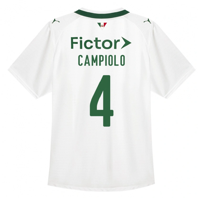 Danxen Kvinnor Giovanna Campiolo #4 Grön Vit Bortatröja Matchtröjor 2026/27 Tröjor T-Tröja