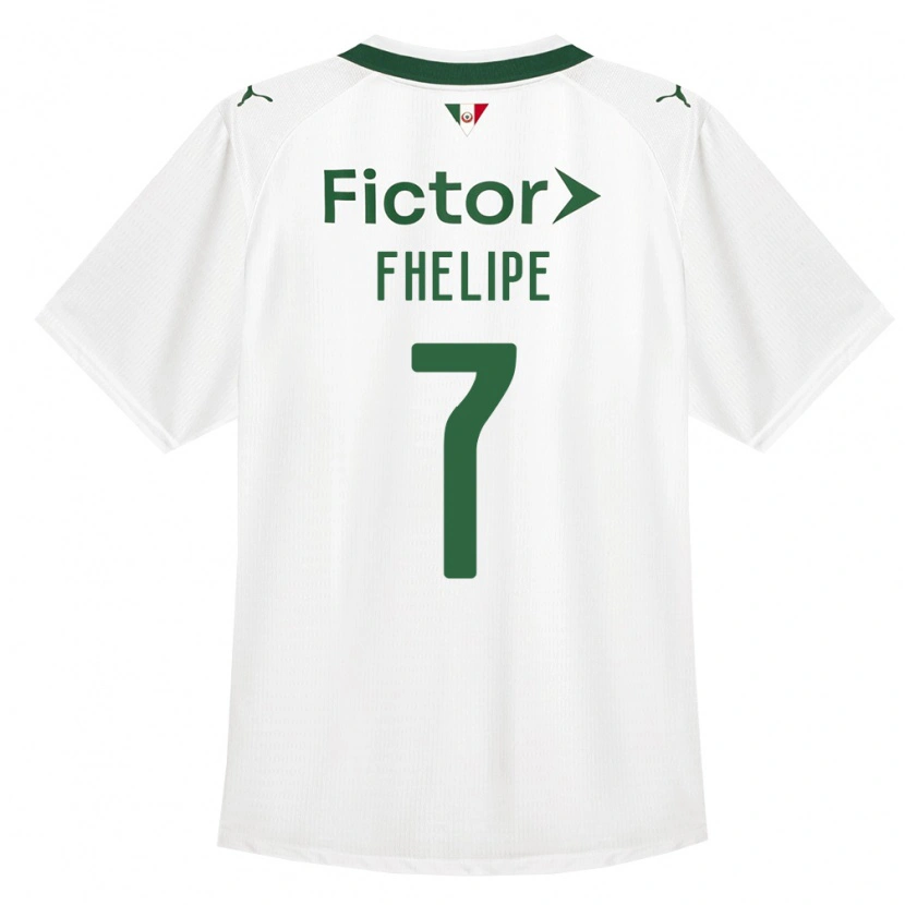 Danxen Kvinnor Luis Fhelipe #7 Grön Vit Bortatröja Matchtröjor 2026/27 Tröjor T-Tröja
