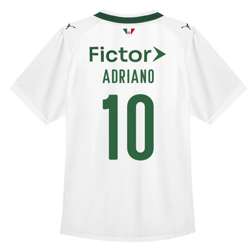 Danxen Kvinnor Luiz Adriano #10 Grön Vit Bortatröja Matchtröjor 2026/27 Tröjor T-Tröja