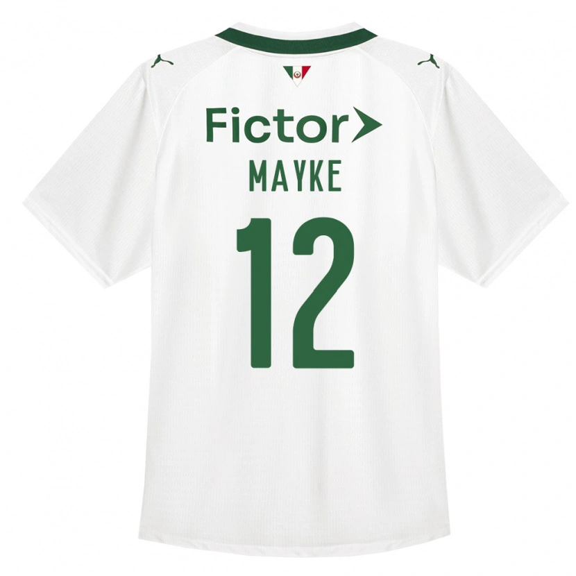 Danxen Kvinnor Mayke #12 Grön Vit Bortatröja Matchtröjor 2026/27 Tröjor T-Tröja