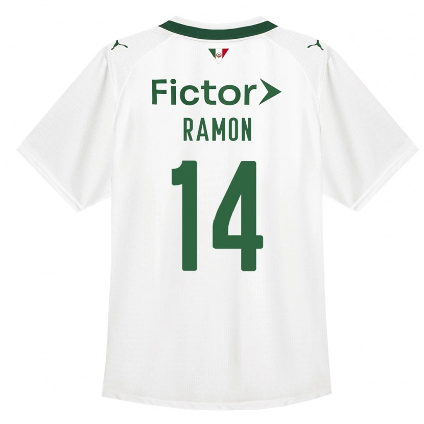 Danxen Kvinnor Luccas Ramon #14 Grön Vit Bortatröja Matchtröjor 2026/27 Tröjor T-Tröja