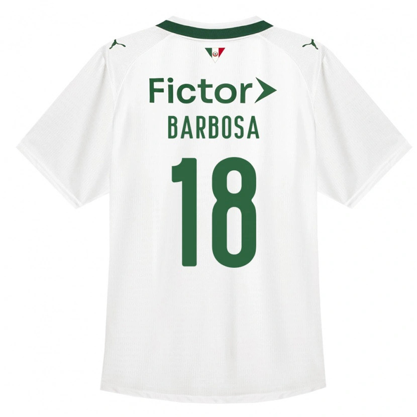 Danxen Kvinnor Danilo Barbosa #18 Grön Vit Bortatröja Matchtröjor 2026/27 Tröjor T-Tröja