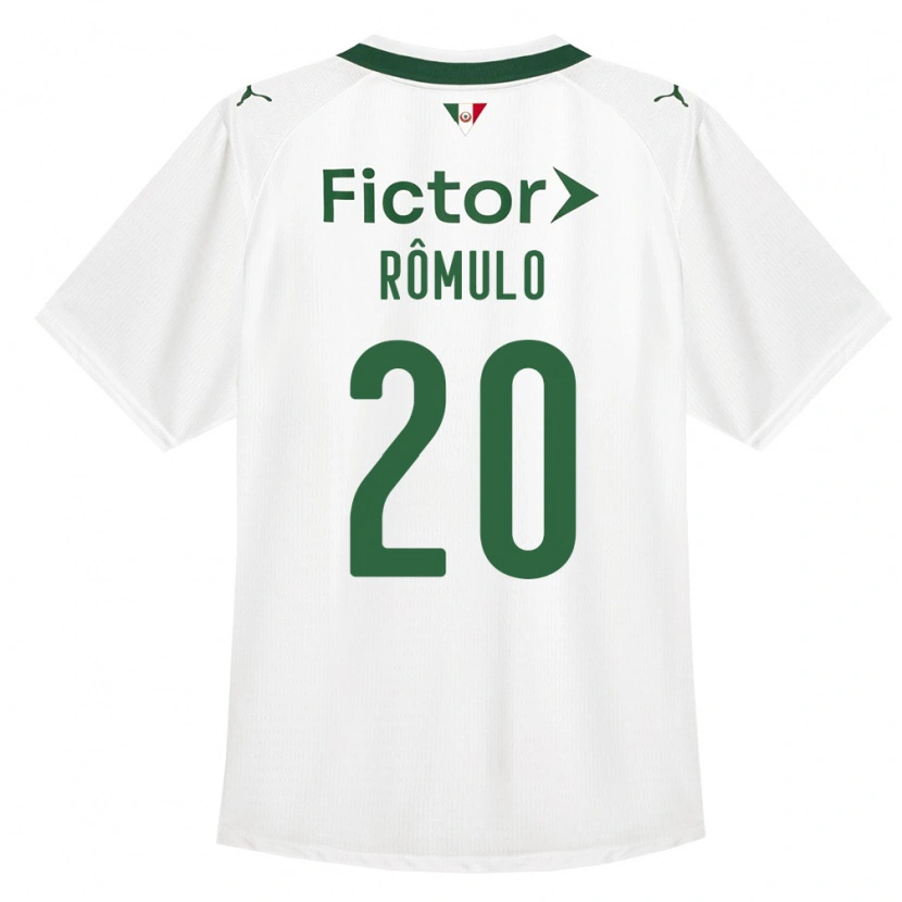 Danxen Kvinnor Rômulo #20 Grön Vit Bortatröja Matchtröjor 2026/27 Tröjor T-Tröja