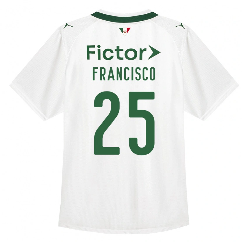 Danxen Kvinnor Juan Francisco #25 Grön Vit Bortatröja Matchtröjor 2026/27 Tröjor T-Tröja