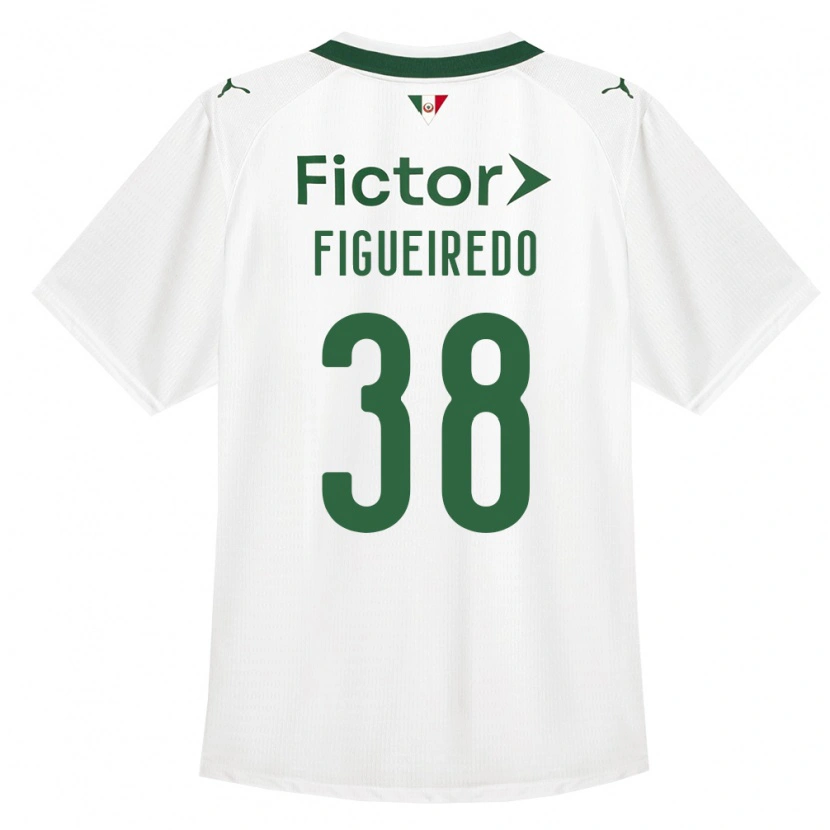 Danxen Kvinnor Figueiredo #38 Grön Vit Bortatröja Matchtröjor 2026/27 Tröjor T-Tröja
