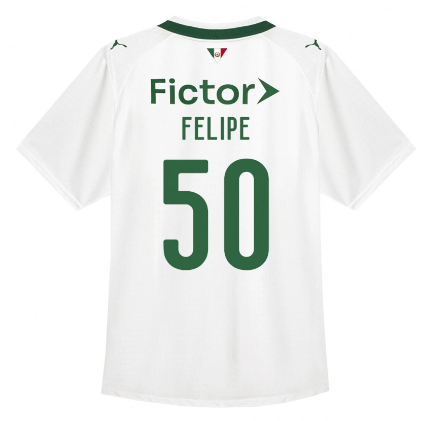 Danxen Kvinnor Luis Pacheco #50 Grön Vit Bortatröja Matchtröjor 2026/27 Tröjor T-Tröja