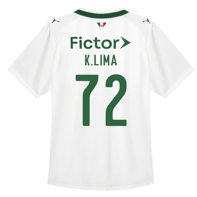 Danxen Kvinnor Kauan Lima #72 Grön Vit Bortatröja Matchtröjor 2026/27 Tröjor T-Tröja