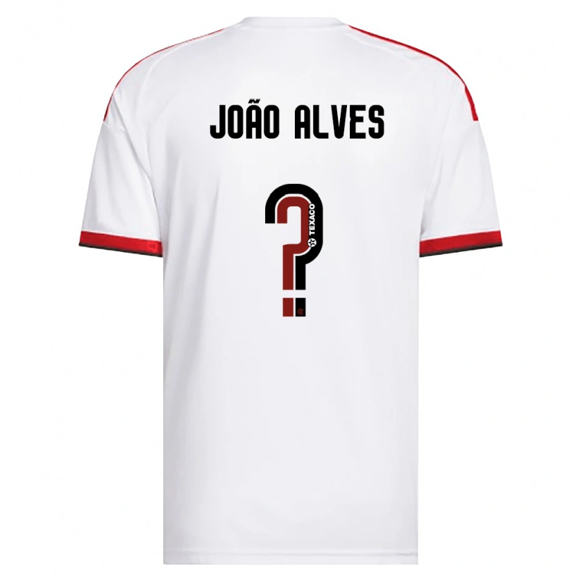 Danxen Kvinnor João Alves #0 Vit Röd Svart Bortatröja Matchtröjor 2026/27 Tröjor T-Tröja