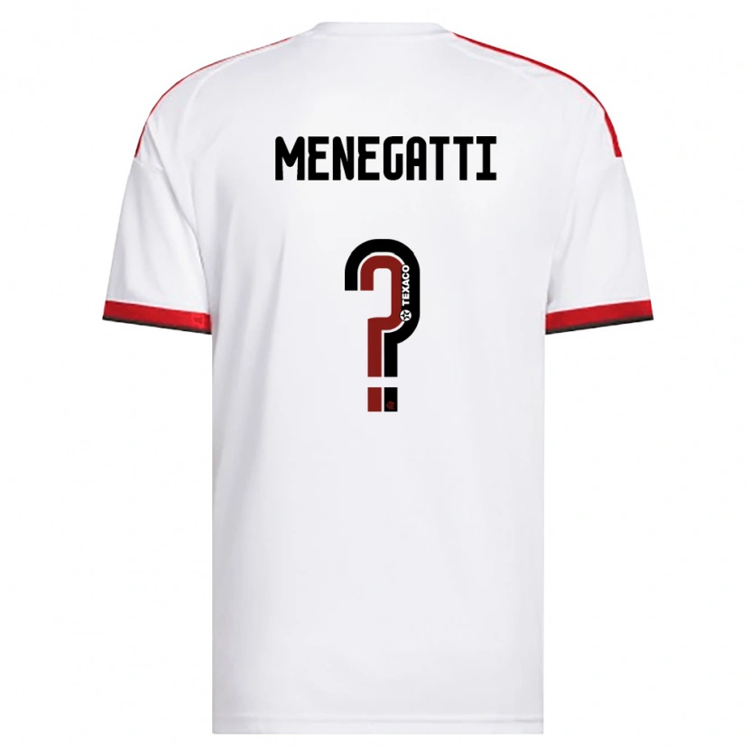 Danxen Kvinnor Kauan Menegatti #0 Vit Röd Svart Bortatröja Matchtröjor 2026/27 Tröjor T-Tröja