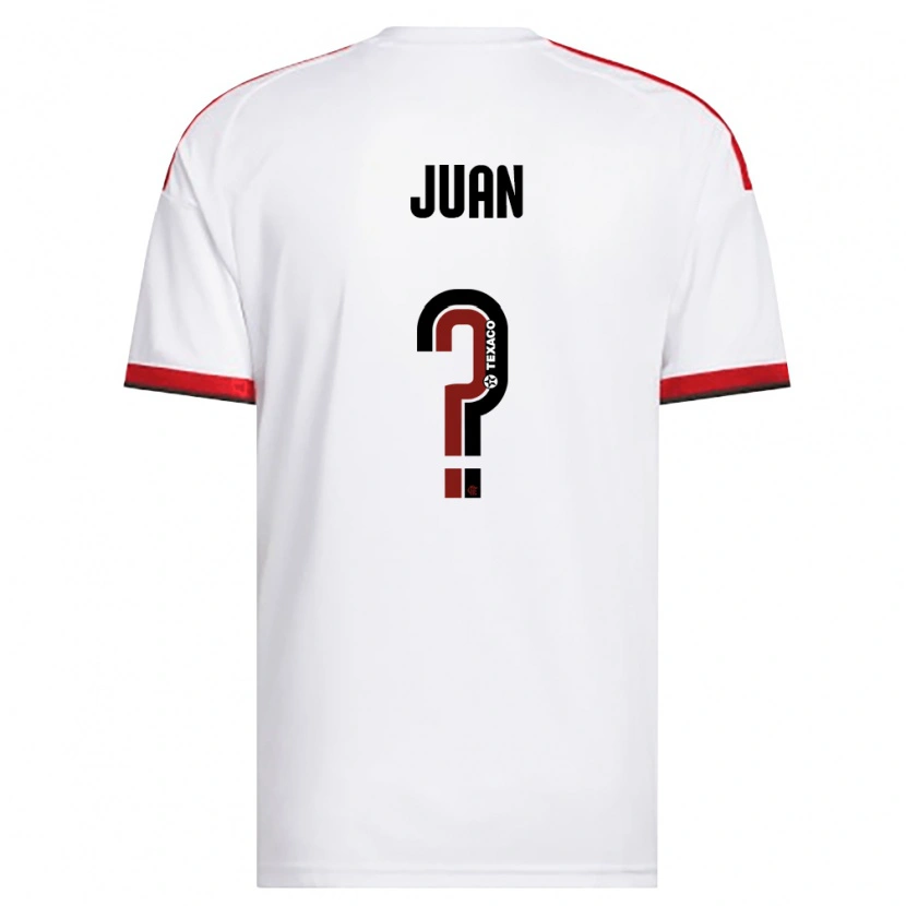 Danxen Kvinnor Wesley Juan #0 Vit Röd Svart Bortatröja Matchtröjor 2026/27 Tröjor T-Tröja