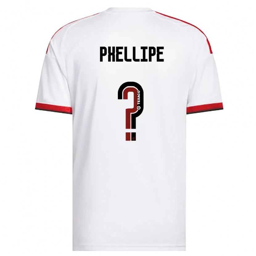 Danxen Kvinnor Phellipe #0 Vit Röd Svart Bortatröja Matchtröjor 2026/27 Tröjor T-Tröja