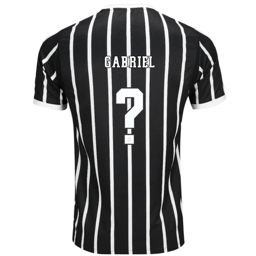 Danxen Kvinnor Gabriel #0 Svart Vit Röd Bortatröja Matchtröjor 2026/27 Tröjor T-Tröja