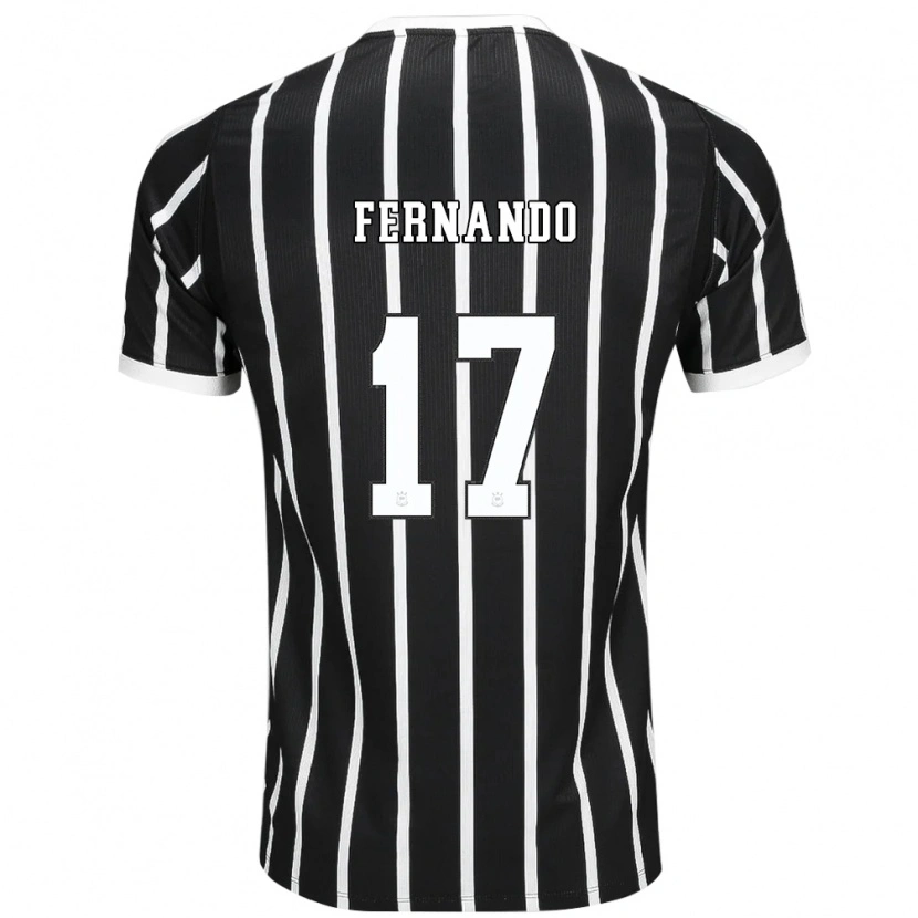 Danxen Kvinnor Luiz Fernando #17 Svart Vit Röd Bortatröja Matchtröjor 2026/27 Tröjor T-Tröja