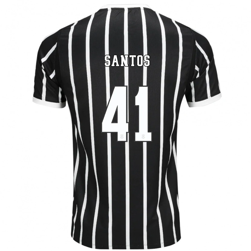 Danxen Kvinnor Renato Santos #41 Svart Vit Röd Bortatröja Matchtröjor 2026/27 Tröjor T-Tröja