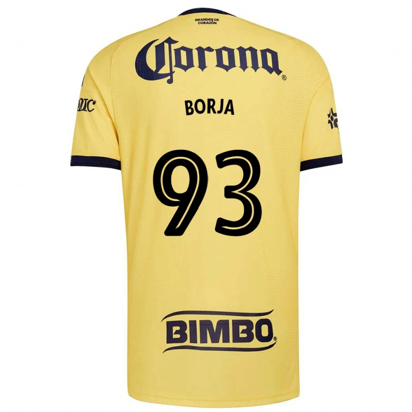 Danxen Kvinnor Miguel Borja #93 Gul Röd Svart Hemmatröja Matchtröjor 2026/27 Tröjor T-Tröja