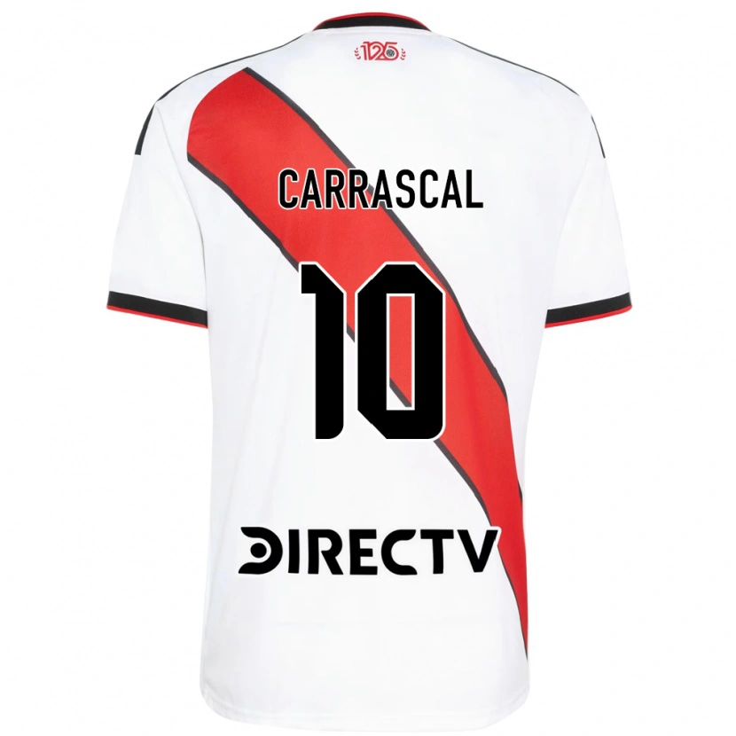 Danxen Barn Jorge Carrascal #10 Röd Svart Vit Hemmatröja Matchtröjor 2026/27 Tröjor T-Tröja